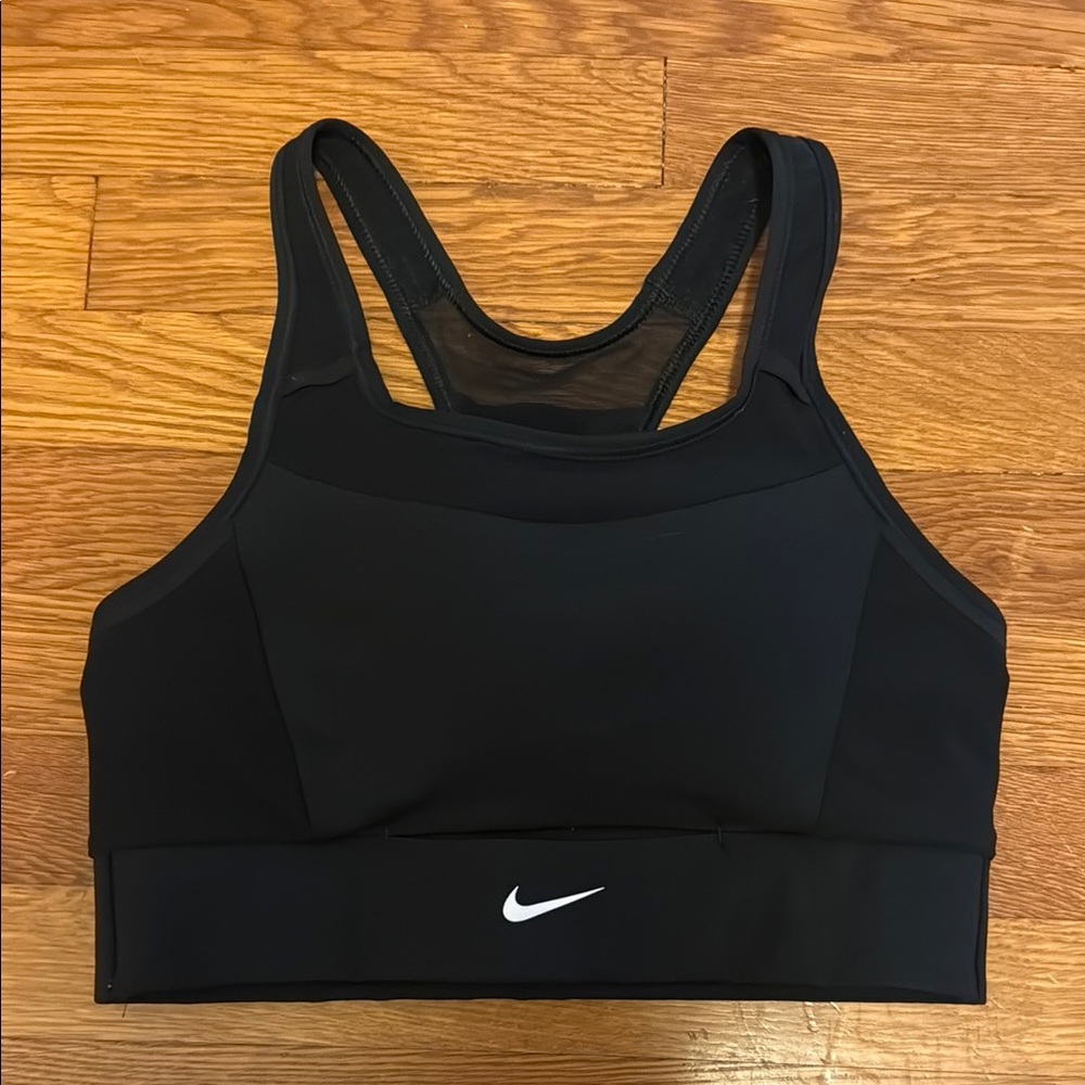 Nike Black Sports Bra with Racerback Design